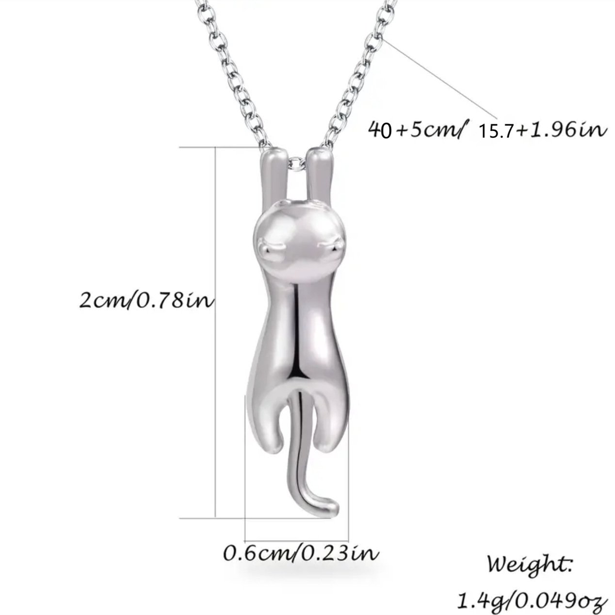 Cat Lovers Jewelry-Purrfectly Hanging - Image 5