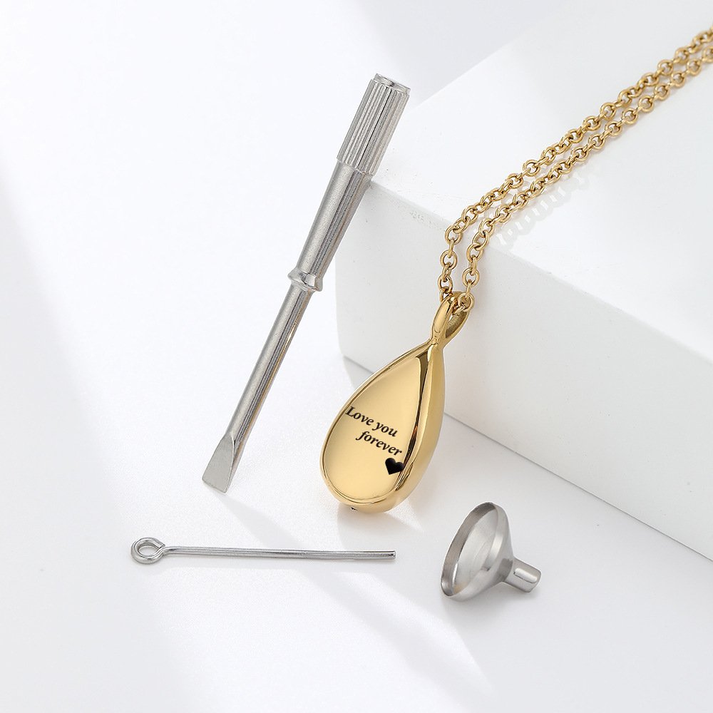 Pet Memorial Jewelry,Personalized Cremation Urn Necklace,Urn Pet Loss - Image 3